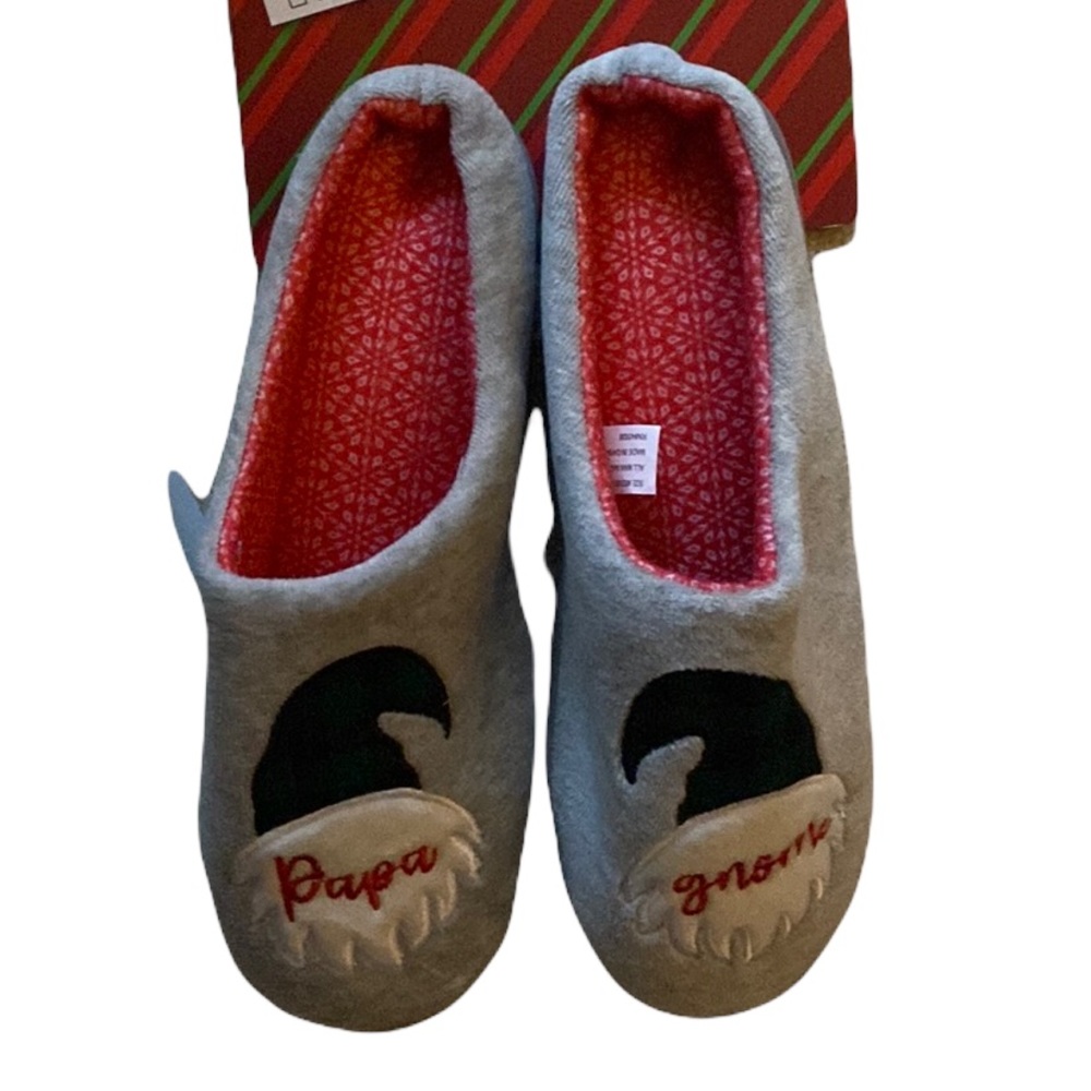 NEW mens papa gnome slippers